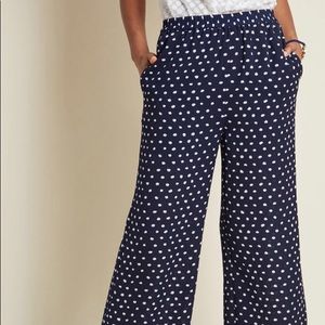 NWOT ModCloth Polka Dot Trousers